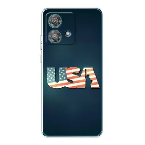 Чехол Флаг USA для Motorola Edge 40 Neo (USA)