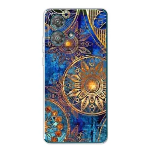 Чехлы со смыслом для Motorola Edge 40 Neo (Золотые узоры)