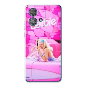Силиконовый Чехол Барби Фильм на Motorola Edge 40 Neo (Зставка)