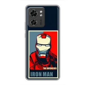Чохол Супергерой Залізна Людина на Motorola Edge 40 Pro (Art Iron man)