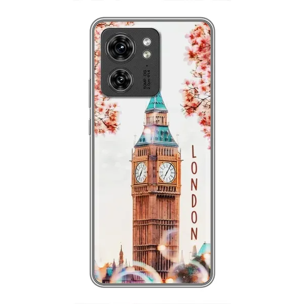 Чехол с рисунком «Часы Лондон» для Motorola Edge 40 Pro Чехол с рисунком «Часы Лондон» для Motorola Edge 40 Pro