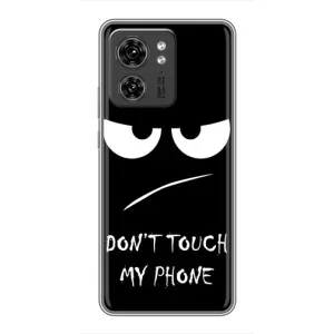 Чехол с прикольным текстом на Motorola Edge 40 Pro (Dont)