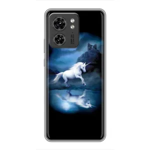 Чехол Unicorn на Motorola Edge 40 Pro (Единорог)