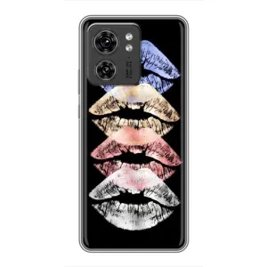 Чохол Стильні дівчата на Motorola Edge 40 Pro (Губи)