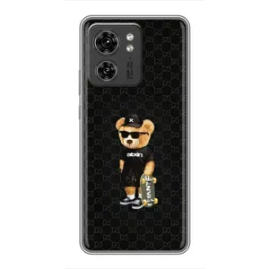 Чехлы Мишка Тедди для Моторола Мото едж 40 про (GUCCI Teddy)