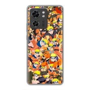 Чохли з принтом НАРУТО на Motorola Edge 40 Pro (Коллаж Наруто)