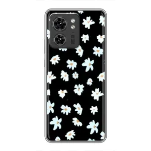Чехол с ромашками на Motorola Edge 40 Pro (Маленькие ромашки)