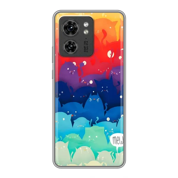 Чехол с рисунком «Mew» для Motorola Edge 40 Pro
