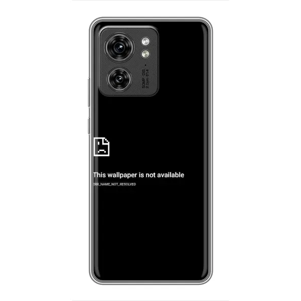 Чехол с рисунком «Ошибка» для Motorola Edge 40 Pro Чехол с рисунком «Ошибка» для Motorola Edge 40 Pro
