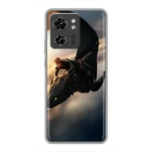 Чехол дракон Беззубик для Motorola Edge 40 Pro (Полет Беззубика)
