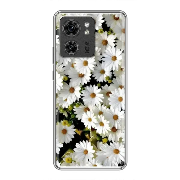 Чехол с рисунком «Рамка в ромашках» для Motorola Edge 40 Pro Чехол с рисунком «Рамка в ромашках» для Motorola Edge 40 Pro
