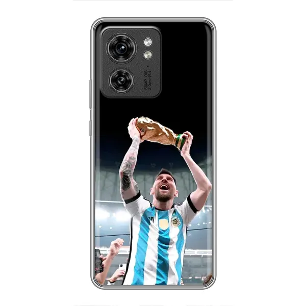 Чехол с рисунком «Счастливый Месси» для Motorola Edge 40 Pro Чехол с рисунком «Счастливый Месси» для Motorola Edge 40 Pro