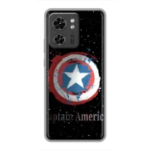 Чохол с Щітом Капітана Америки на Motorola Edge 40 Pro (Щит Капітана)