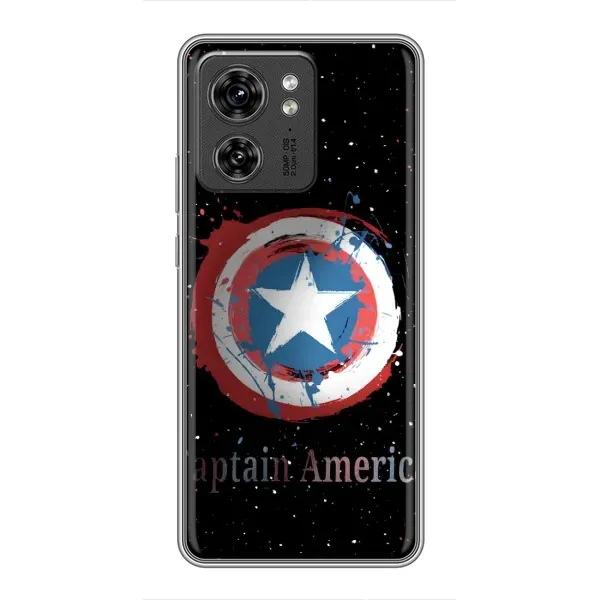 Чехол с рисунком «Щит Капитана» для Motorola Edge 40 Pro Чехол с рисунком «Щит Капитана» для Motorola Edge 40 Pro