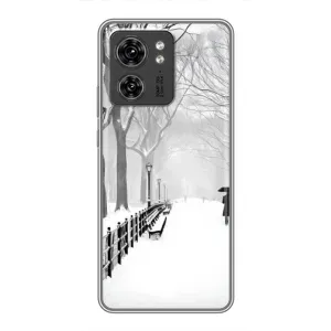 Чехлы на Новый Год Motorola Edge 40 Pro (Снегом замело)