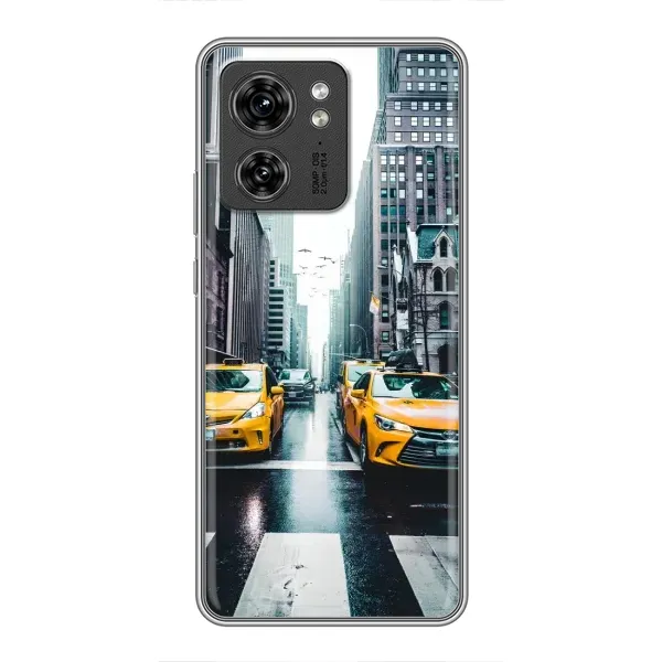 Чехол с рисунком «Такси» для Motorola Edge 40 Pro