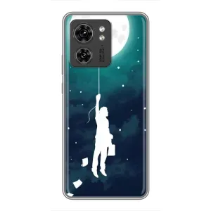 Чехол (ТПУ) с планетами на Motorola Edge 40 Pro (To The moon)
