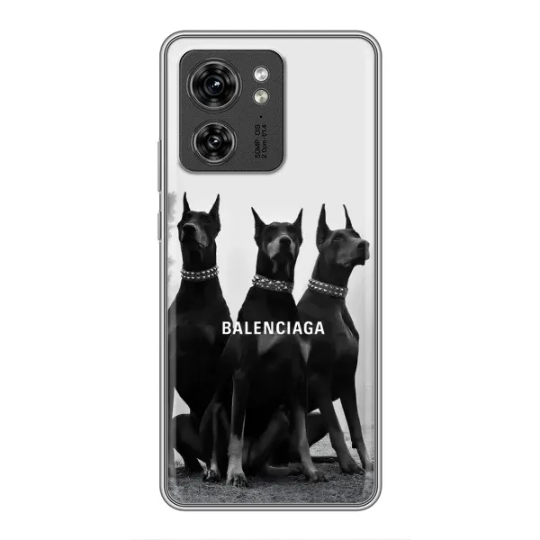 Чехол с рисунком «Три добермана» для Motorola Edge 40 Pro Чехол с рисунком «Три добермана» для Motorola Edge 40 Pro