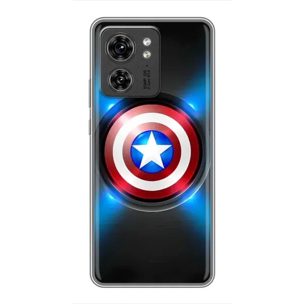 Чехол с рисунком «Яркий Щит Капитана» для Motorola Edge 40 Pro Чехол с рисунком «Яркий Щит Капитана» для Motorola Edge 40 Pro