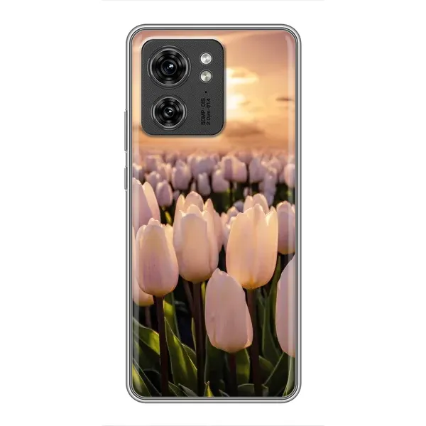 Чехол с рисунком «Закат с цветами» для Motorola Edge 40 Pro Чехол с рисунком «Закат с цветами» для Motorola Edge 40 Pro