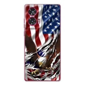 Чехол Флаг USA для Motorola Edge 50 Fusion (Флаг USA)