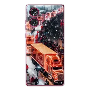 Чехлы на Новый Год Motorola Edge 50 Fusion (Кока Кола)
