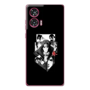 Чехлы с картинкой Итачи Учиха на Motorola Edge 50 Fusion (Коллаж Итачи)