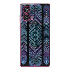 Силиконовый Чехол на Motorola Edge 50 Fusion (Крутой орнамент)