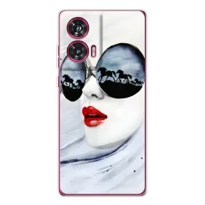 Чехол с картинкой Модные Девчонки Motorola Edge 50 Fusion (Любительница коней)