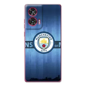 Силиконовые Чехлы принт Футбол на Motorola Edge 50 Fusion (ManCity)