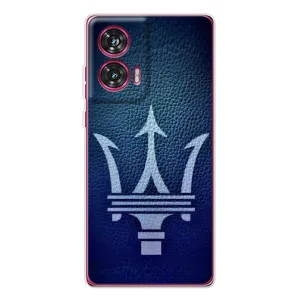 Чехлы с тематикой "Крутые машины" на Motorola Edge 50 Fusion (Лого Maserati)