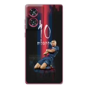 Чехол (TPU) с Футболистом на Motorola Edge 50 Fusion (MBAPPE 10)