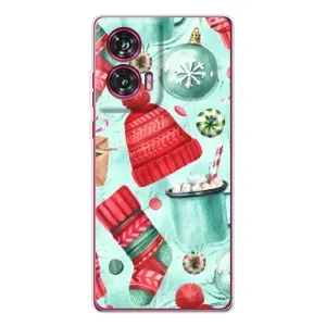Чехол Санта Клаус для Motorola Edge 50 Fusion (Одежда)