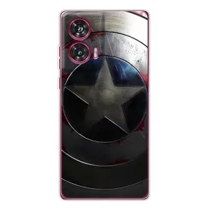 Чохол с Щітом Капітана Америки на Motorola Edge 50 Fusion (Ретро Щит Капітана)