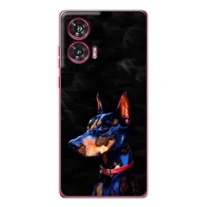 Бампер для Motorola Edge 50 Fusion с картинкой "Песики" (Собака Мопс)