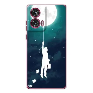 Чехол (ТПУ) с планетами на Motorola Edge 50 Fusion (To The moon)