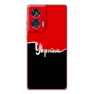 Чехлы УПА (Красно-Чёрный) на Motorola Edge 50 Fusion (Украина УПА)
