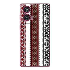 Силиконовый Чехол на Motorola Edge 50 Fusion с картинкой Вышиванки (Вышиваночки)