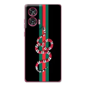 Чехлы Бренд GUCCI для Motorola Edge 50 Fusion (Змей Гуччи)
