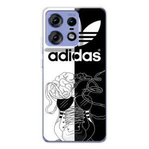 Чохол с стилі "Адідас" для Моторола Мото Едж 50 Про (Adidas шнурки)