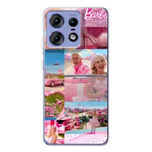 Силиконовый Чехол Барби Фильм на Motorola Edge 50 Pro (Барби стиль)