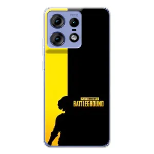 Чохол (TPU) з картинкою "Лого Пабг" на Моторола Мото Едж 50 Про (Battlegrounds)