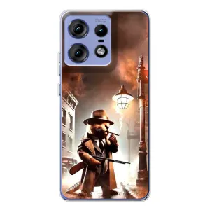 Чехол с мемами тралалело тралала для Motorola Edge 50 Pro (Бобрито бандито)
