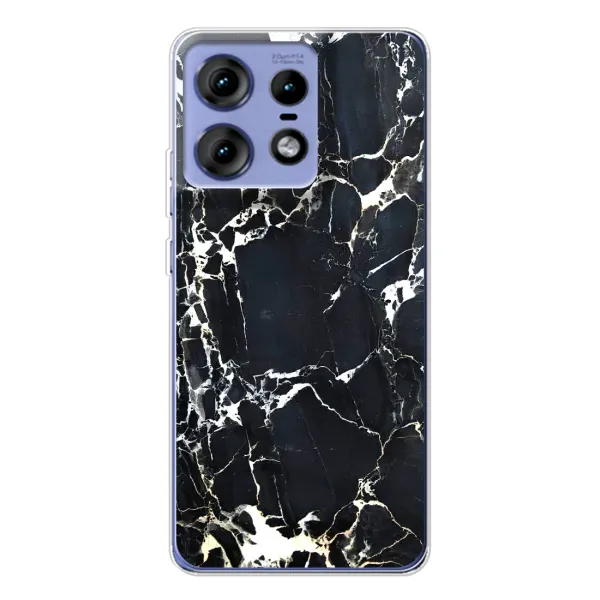 Чехол с рисунком «Чёрный мрамор» для Motorola Edge 50 Pro Чехол с рисунком «Чёрный мрамор» для Motorola Edge 50 Pro