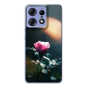Чехлы с принтом Розочки для Motorola Edge 50 Pro (Цветок ночной)