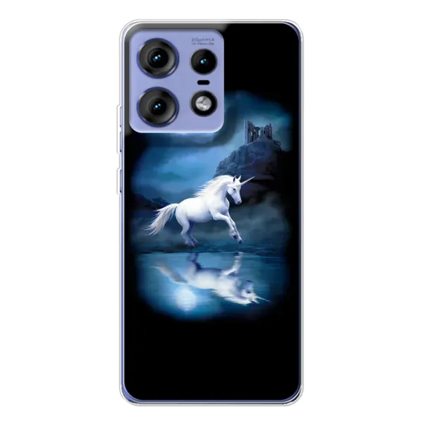 Чехол с рисунком «Единорог» для Motorola Edge 50 Pro Чехол с рисунком «Единорог» для Motorola Edge 50 Pro
