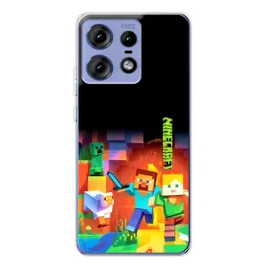 Чохли для Motorola Edge 50 Pro (Персонажі МайнКрафт) (Герой Майнкрафт)