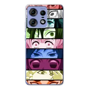 Силіконові чохлі з очіма Anime для Моторола Мото Едж 50 Про (Очі Хашира)