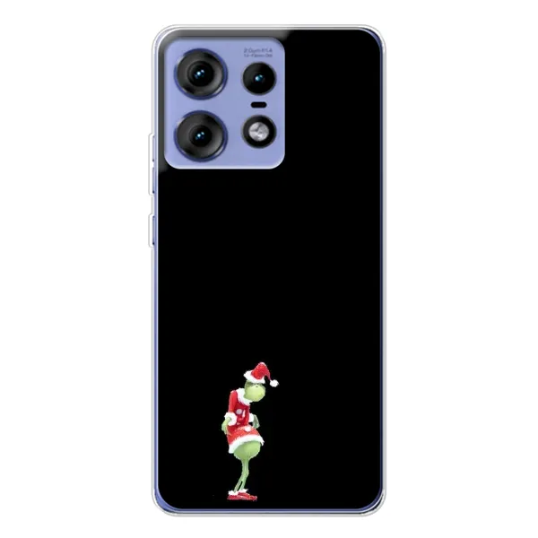 Чехол с рисунком «Гринч на чорном» для Motorola Edge 50 Pro Чехол с рисунком «Гринч на чорном» для Motorola Edge 50 Pro