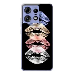 Чехол Стильные девушки на Motorola Edge 50 Pro (Губы)